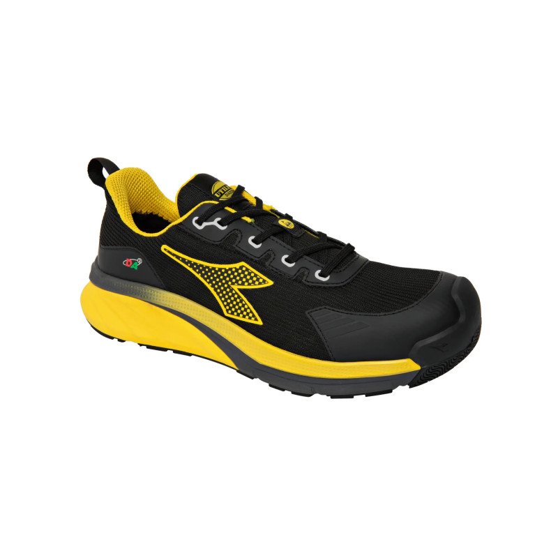 SCARPE VORTEX DA2 LOW S3S SC SR HRO ESD 701.182042.C0401 NERO/GIALLO - Mondoferramenta