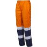 PANTALONE ALTA VISIBILITA' LIGHT ARANCIO FLUO/BLU NAVY 8438 047 - Mondoferramenta