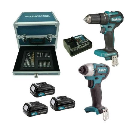 MAKITA CLX228SAX2 KIT AVVITATORI PERCUSSIONE E IMPULSI 12V - Mondoferramenta