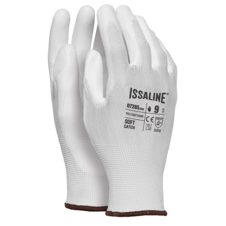 GUANTI POLIEST. POLIUR.BIANCO