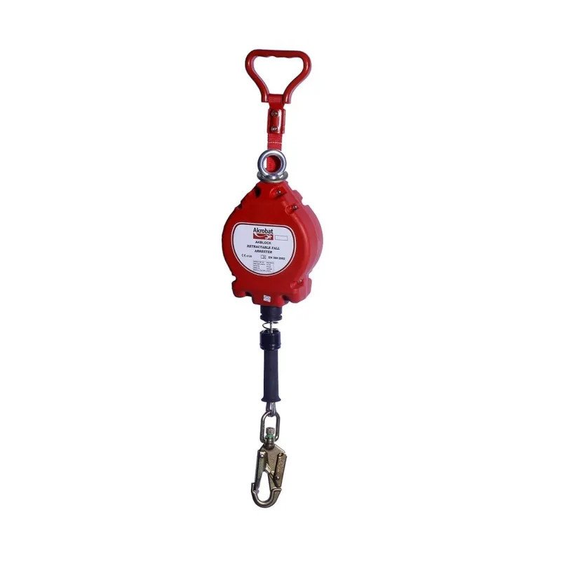 ARROTOLATORE CAVO ACCIAIO 10MT C MOSCHETTONI AKBLOCK10 - Mondoferramenta