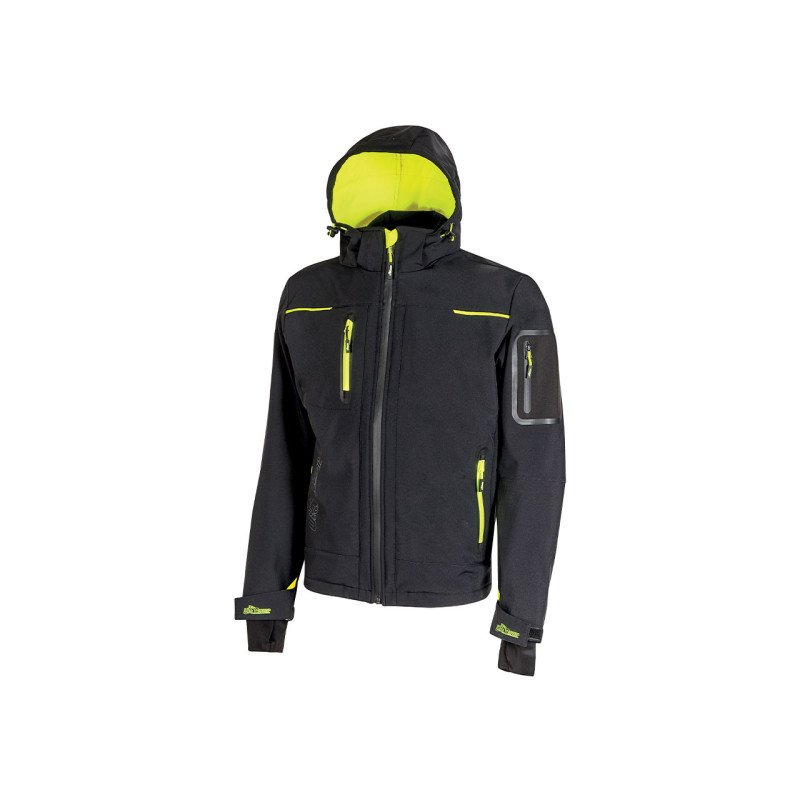GIACCA SOFTSHELL SPACE BLACK CARBON WFU187BC - Mondoferramenta
