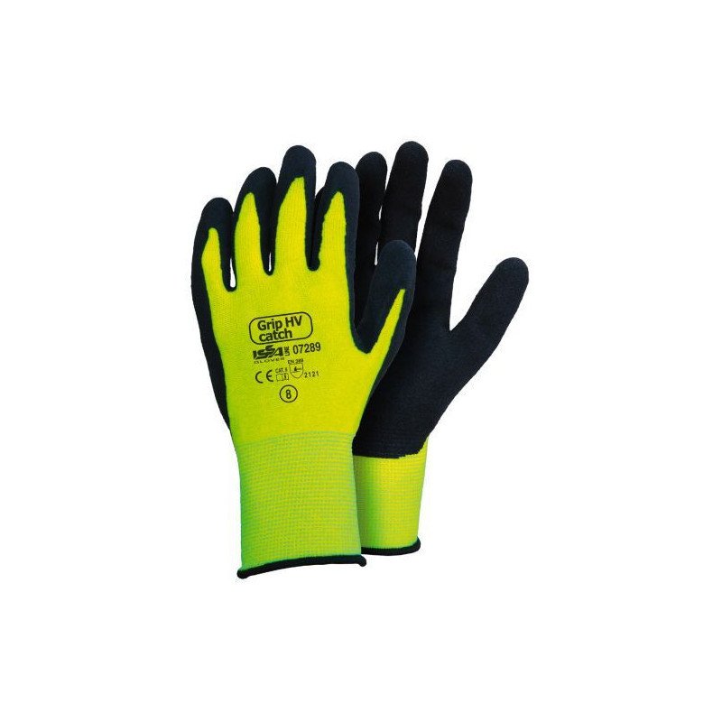 GUANTI NYLON/FOAM GIALLO H.V. 07289 - Mondoferramenta